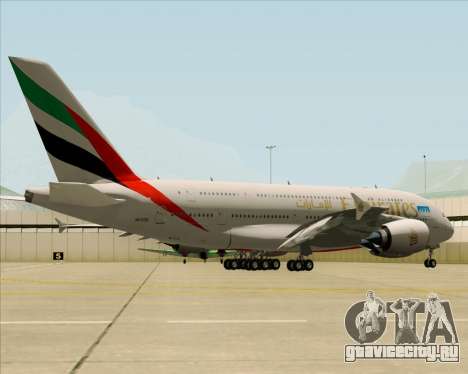 Airbus A380-841 Emirates для GTA San Andreas