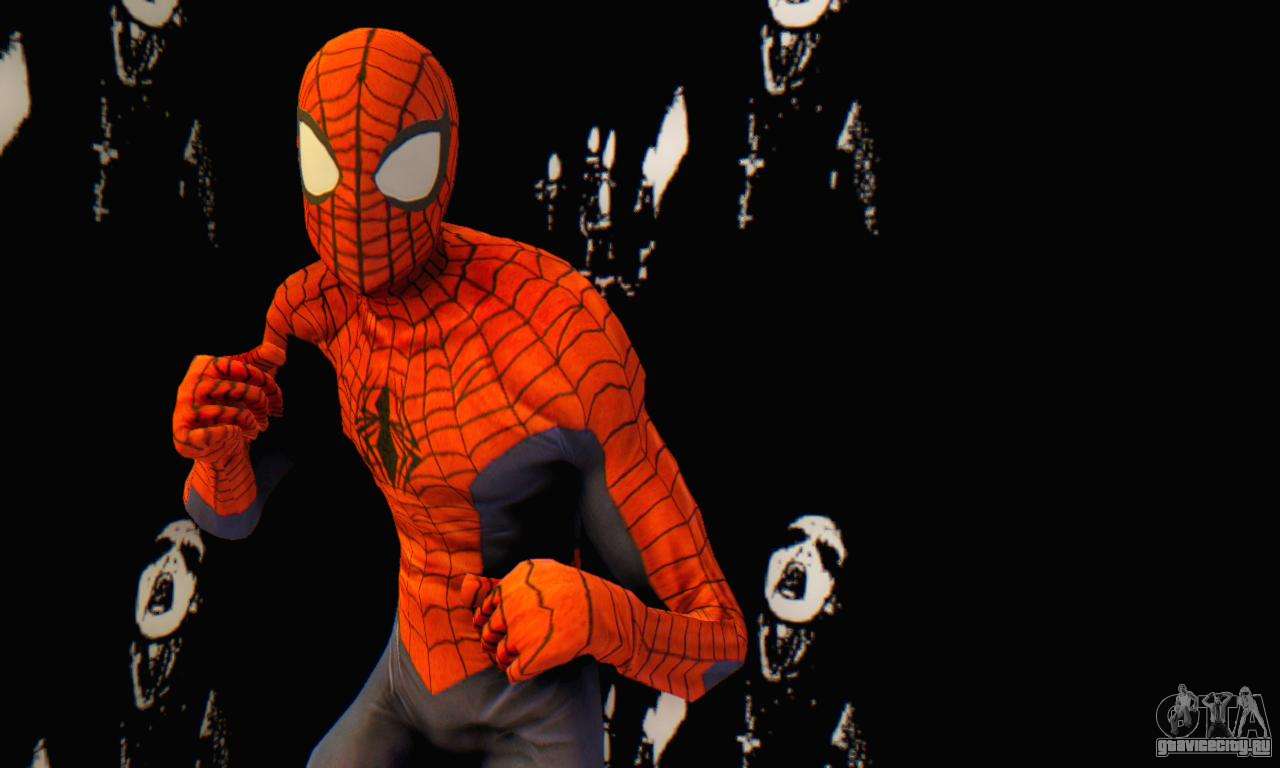 Skin The Amazing Spider Man 2 - Suit Edge Of Time для GTA San Andreas. 