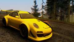 Porsche 911 GT3 R 2009 Black Yellow для GTA San Andreas