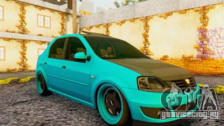 Dacia Logan Pearl Blue для GTA San Andreas