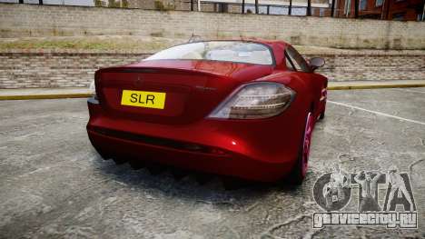 Mercedes-Benz SLR 722 2005 для GTA 4