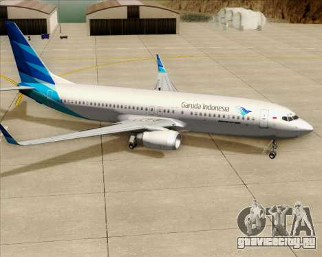 Boeing 737-800 Garuda Indonesia для GTA San Andreas
