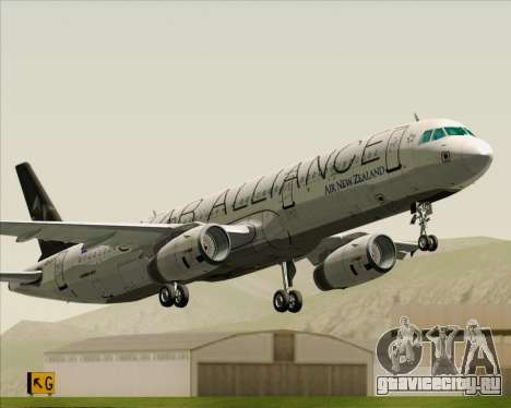 Airbus A321-200 Air New Zealand (Star Alliance) для GTA San Andreas