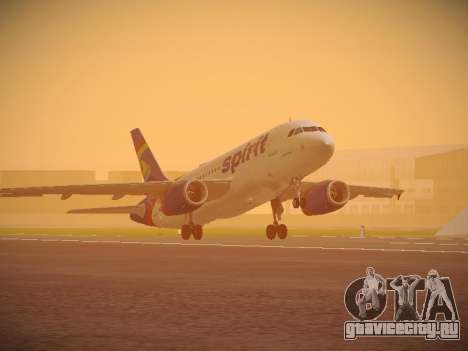 Airbus A319-132 Spirit Airlines для GTA San Andreas