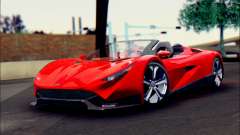 Specter Roadster 2013 (SA Plate) для GTA San Andreas