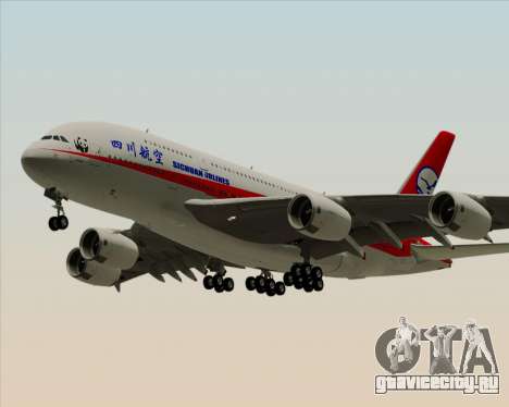 Airbus A380-800 Sichuan Airlines для GTA San Andreas