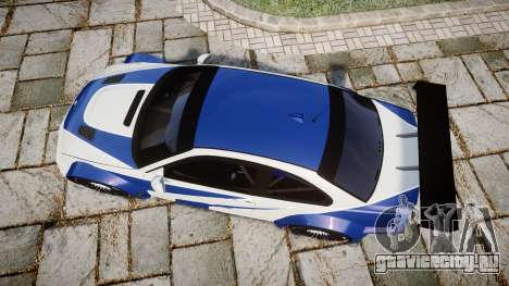 BMW M3 E46 GTR Most Wanted plate NFS Pro Street для GTA 4