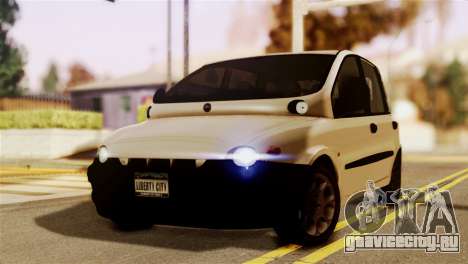Fiat Multipla Black Bumpers для GTA San Andreas