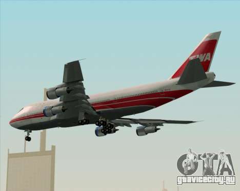 Boeing 747-100 Trans World Airlines (TWA) для GTA San Andreas