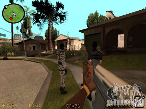 Counter-Strike HUD для GTA San Andreas