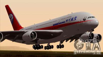 Airbus A380-800 Sichuan Airlines для GTA San Andreas