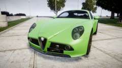 Alfa Romeo 8C Competizione 2008 для GTA 4