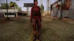 Zoey from Left 4 Dead Beta для GTA San Andreas