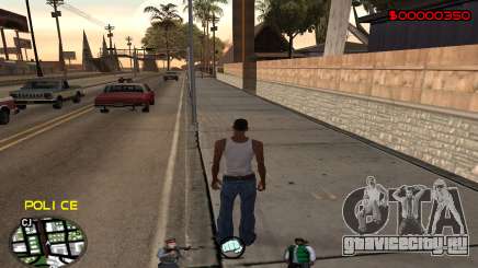 C-HUD Police для GTA San Andreas