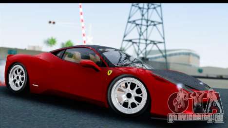 Ferrari 458 Italia Stanced для GTA San Andreas