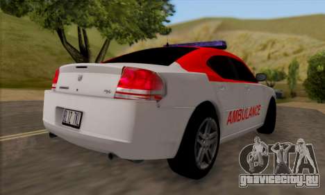 Dodgle Charger Ambulance для GTA San Andreas