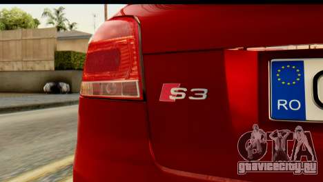 Audi S3 2007 Camber Edit для GTA San Andreas