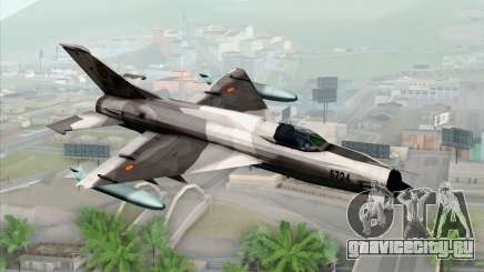 Hawker Hunter F6A для GTA San Andreas