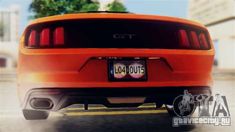 Ford Mustang GT 2015 Stock Tunable v1.0 для GTA San Andreas