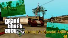 Спец способность Франклина с индикатором для GTA San Andreas