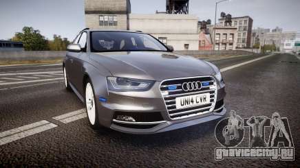 Audi S4 Avant Unmarked Police [ELS] для GTA 4