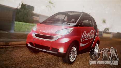 Smart ForTwo Coca-Cola Worker для GTA San Andreas