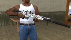 Black Lines Rifle для GTA San Andreas