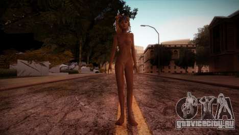Fantasy X-2 Naked Rikku для GTA San Andreas