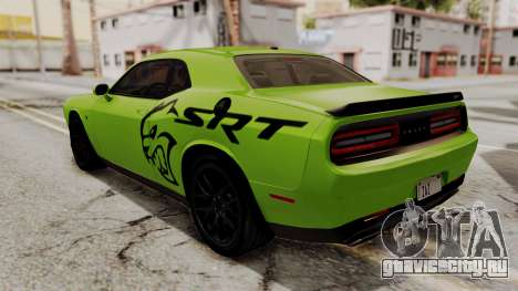 Dodge Challenger SRT Hellcat 2015 IVF для GTA San Andreas