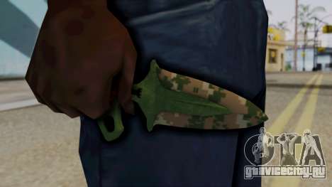 Shadow Dagger Пиксельный камуфляж для GTA San Andreas