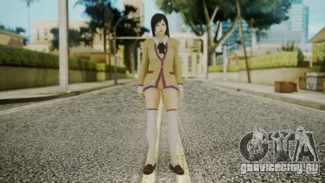 Kokoro Schoolgirl Pantiless для GTA San Andreas