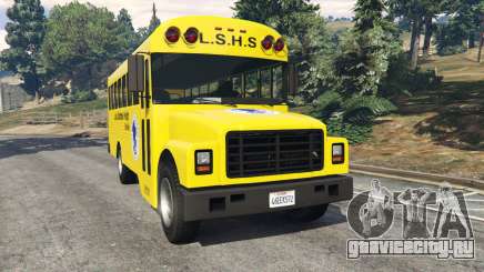 Классический школьный автобус для GTA 5