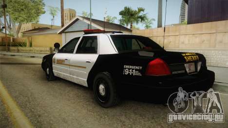Ford Crown Victoria SHERIFF для GTA San Andreas
