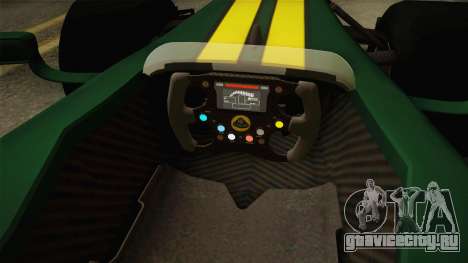 F1 Lotus T125 2011 v4 для GTA San Andreas