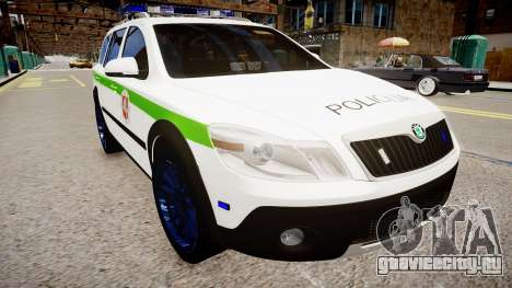 Lithuanian Police Skoda Octavia Scout для GTA 4