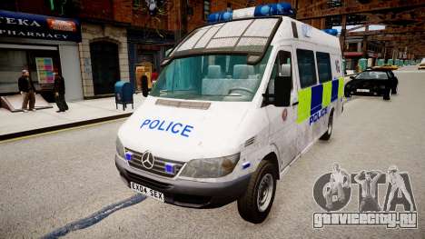 Mercedes-Benz Sprinter Police для GTA 4