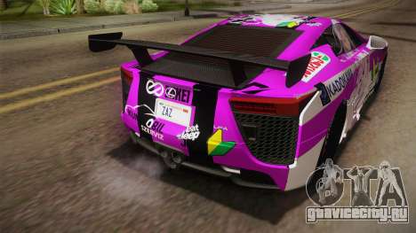 Lexus LFA Emilia The Purple of ReZero для GTA San Andreas