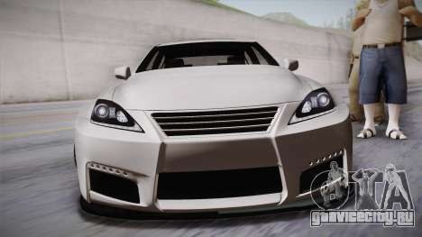Lexus IS F 2009 Hachiraito для GTA San Andreas