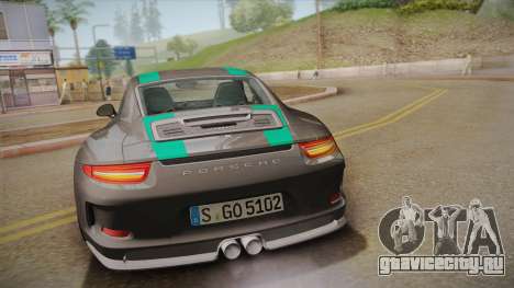 Porsche 911 R (991) 2017 v1.0 Green для GTA San Andreas