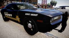 Dodge Challenger Liberty Sheriff 2010 для GTA 4