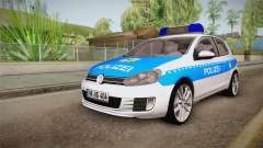 Volkswagen Golf Mk6 Police для GTA San Andreas