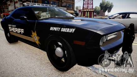 Dodge Challenger Liberty Sheriff 2010 для GTA 4