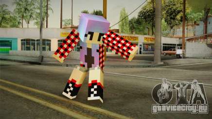 Minecraft Gamer Girl (Normal Maps) для GTA San Andreas