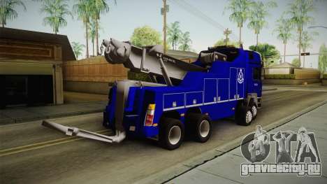 MAN F2000 Tow Truck PDRM для GTA San Andreas