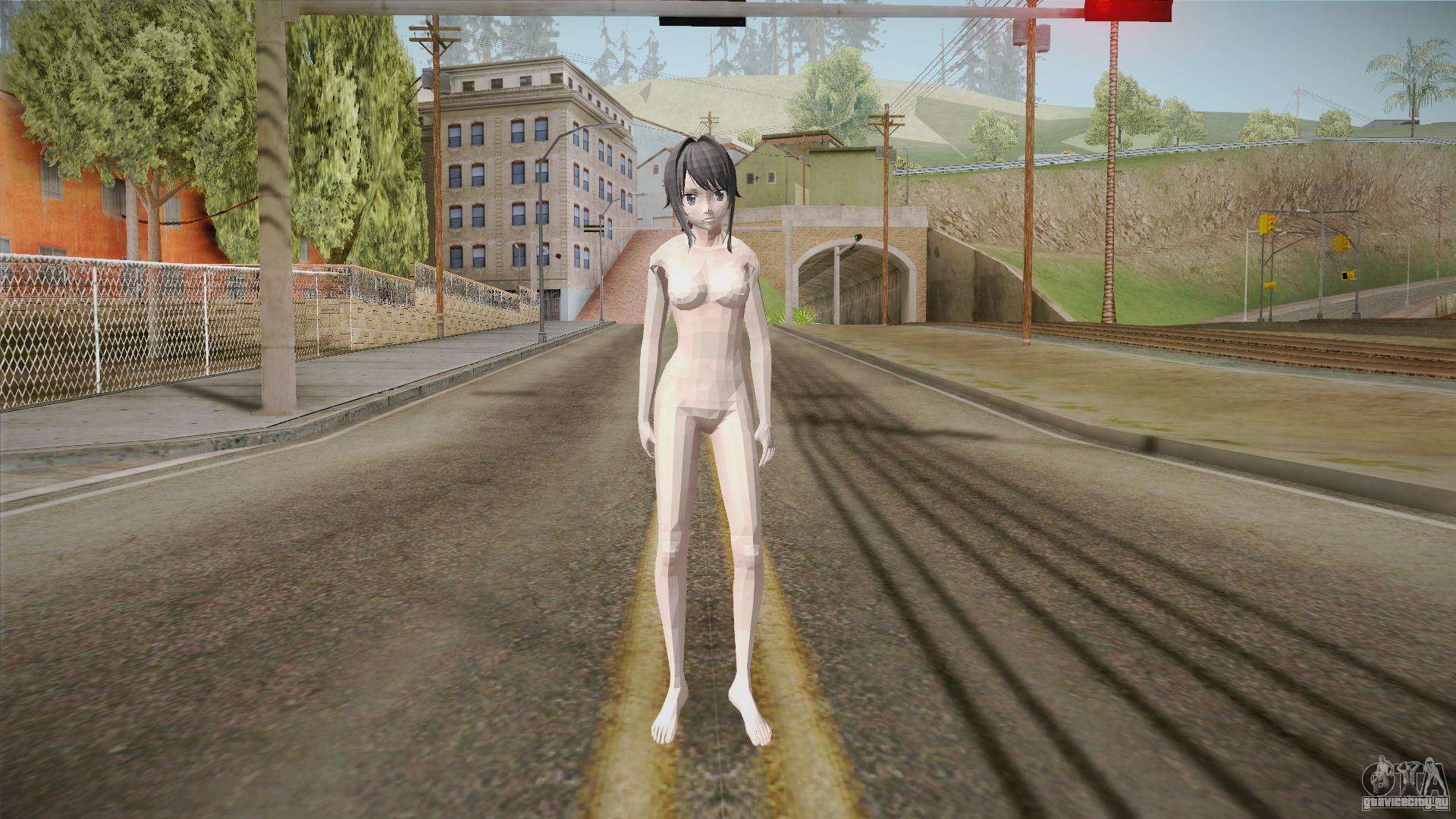 Yandere Simulator - Yandere Nude для GTA San Andreas. 