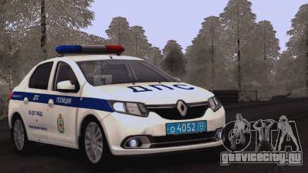 Renault Logan ОБ ДПС ГИБДД для GTA San Andreas
