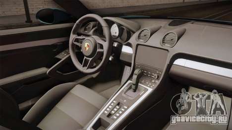 Porsche 718 Boxster S Cabrio для GTA San Andreas