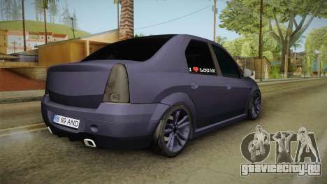 Dacia Logan Low Style для GTA San Andreas