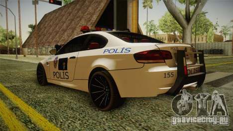 BMW M3 Turkish Police для GTA San Andreas