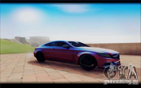 Mersedes-Benz C63 Coupe Tuning для GTA San Andreas